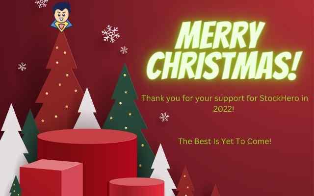StockHero Wishes Our Users A Very Merry Christmas!