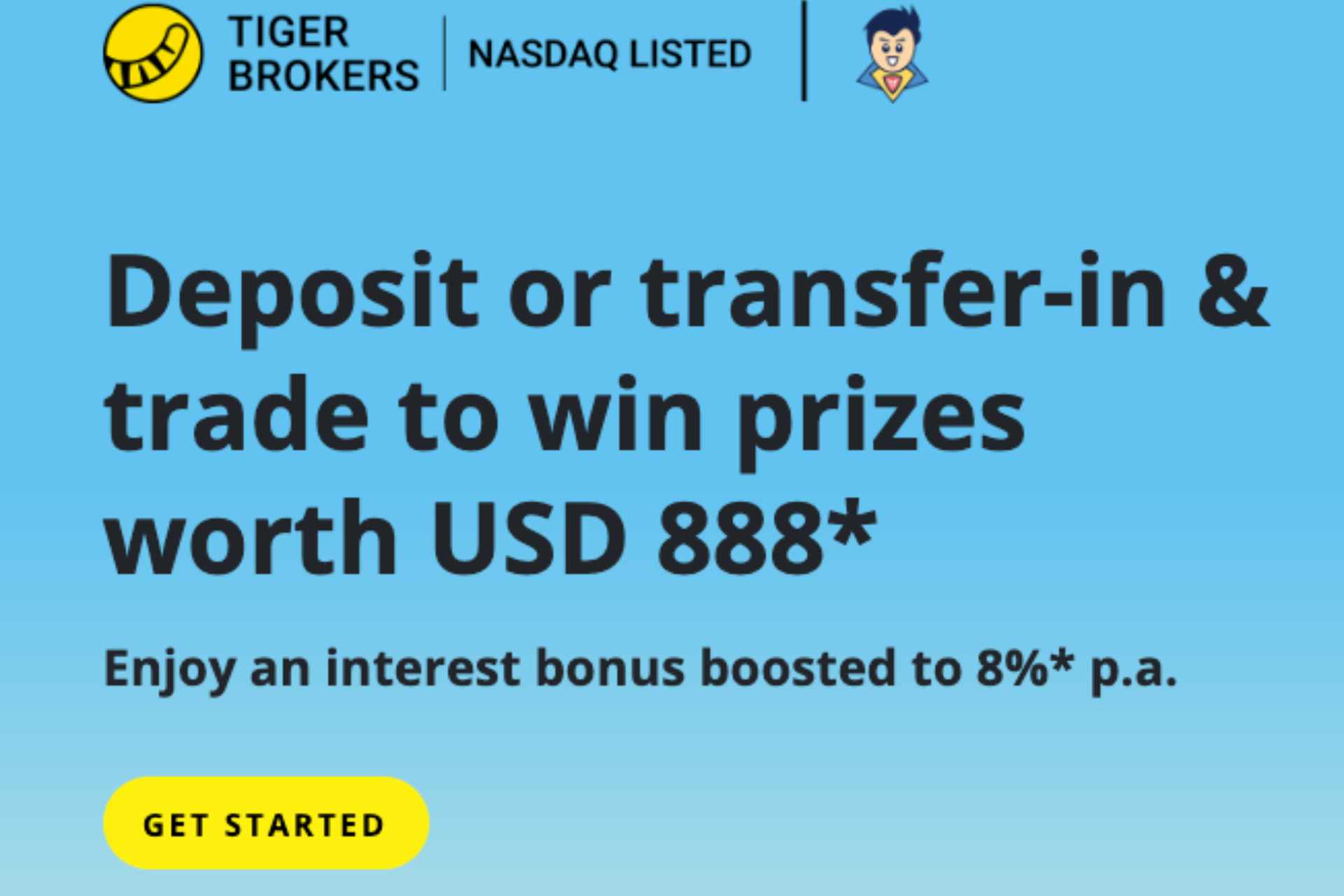 Tiger Securities Sign Up Offer